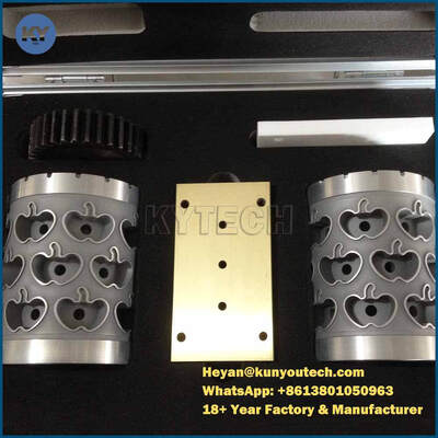 Qualità  Paintball Herbal Capsule Maker Softgel Die Roll Tooling With Al Injection Wedge Fabbrica