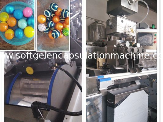 Gelatina macchina di fabbricazione/incapsulamento di Shell Paintball con l'essiccatore/diagnosi a distanza amorfi