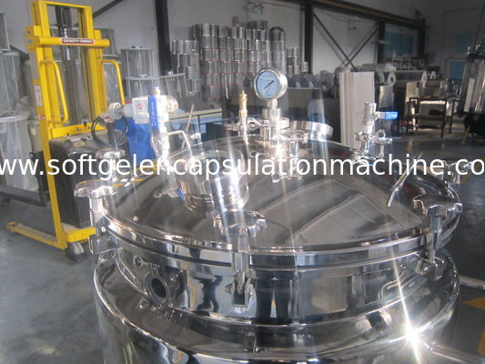 Vasca di decantazione mescolantesi inossidabile del carro armato del miscelatore 800L della gelatina con progettazione della piattaforma