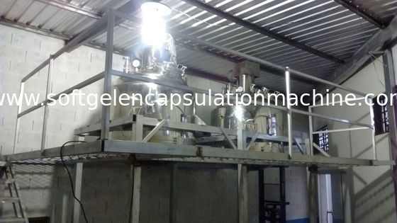 carro armato di fusione della gelatina di 600L Softgel con progettazione di vuoto/mescolare funzione con la piattaforma ed il peso