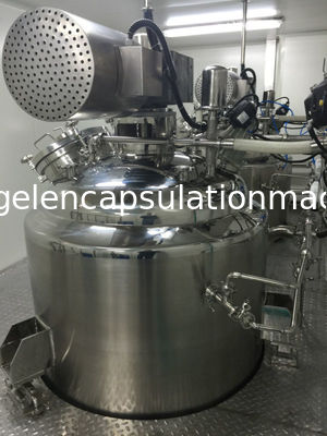 304 SUS 100L che mescolano il carro armato di fusione e di servizio della gelatina con la norma di GMP