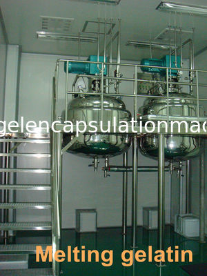 miscelatore farmaceutico di colore della gelatina del macchinario 5kw con l'idraulico di sollevamento