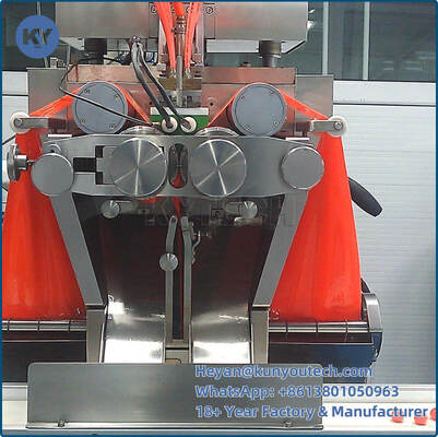 304/316L Macchina per la produzione di capsule morbide in acciaio inossidabile con 43470 capsule/ora di uscita e velocità regolabile da 0 a 5 giri al minuto