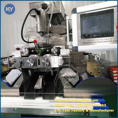 120000 Pcs/Hour Softgel Capsule Machine con consumo di energia di 20 KW e 150×250mm Die Roll Size per la produzione su larga scala