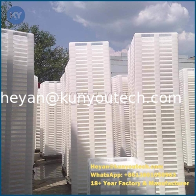 I vassoi asciugantesi di plastica della medicina del commestibile con i fori possono impilare, essiccazione efficiente