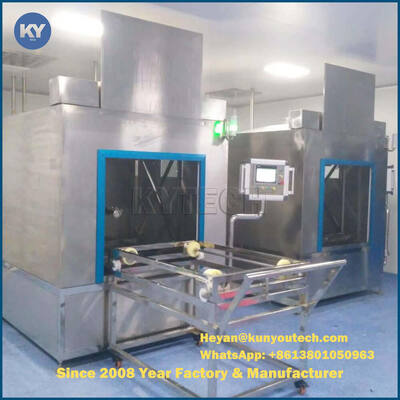 Automatica lavaggio preliminare, pulizia, risciacquo, sciacquo e processo di asciugatura