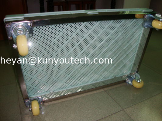 Vassoi asciugantesi di plastica sicuri del PPE del commestibile e durezza ISO9001 del carrello forte