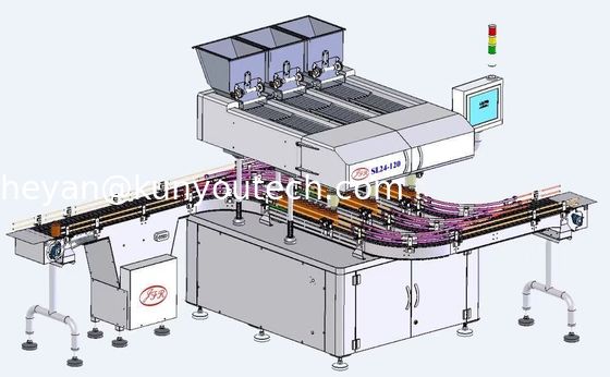 Impacchettatrice della bottiglia del piatto di vibrazione di conteggio della capsula della compressa e della macchina imballatrice multi
