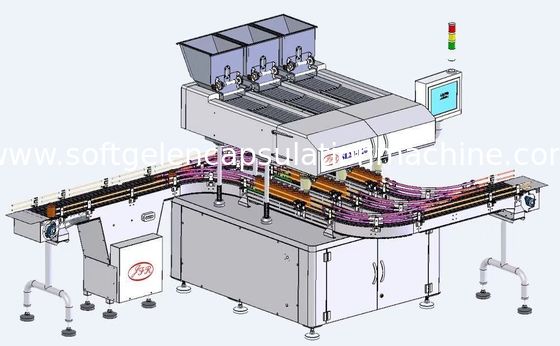 Piccolo conteggio della bottiglia compressa/di Softgel e macchine imballatrice materiale SS304 di 120b/M - di 10