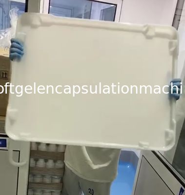 Vassoi asciugantesi di plastica del Ppe del fondo piatto 75 * 55 * 5cm per la capsula Candy